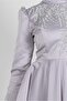 PUL PAYET EMBROIDERED MATTE SATIN EVENING DRESS 50370 - 4