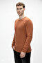 Tender Cinnamon Crew Neck Men's Knitwear Sweater - 2