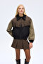 Tasseled Match Detail Jacket Black