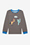 Boy's Horses 2-Piece Multicolor Pajamas Set - 3