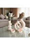 Platinum 5 Piece Modern Decorative Vase & Candle Holder Set |   Large Size Living Room & Office Decor Load/23 cm - 8