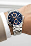 Exclusive Men's Watch Wristwatch Functions Active Silver Color Steel Band Zmdk1157 - 3