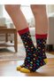 Pacman Patterned Colorful Socket Socks