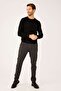 Men's Black Standard Crew Neck Knitwear - 4