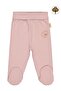 Organic Cotton 0-6 Months Baby Booties - Pink