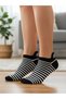 Circle Design Cow Embroidered Booties Socks