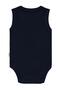 Deer Printed 1-18 Months Snap-On Badi - Navy Blue - 2