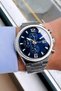 Men's Wristwatch 3 Atm Water Resistant Silver Color Steel Band Cbk398 - 3