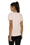 W-ct131 Basıc Modal C Neck Kadın Kısa Kol T-shirt Kadın Tişört Pembe - 3