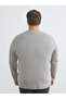 Crew Neck Long Sleeve Men's T-Shirt - 4
