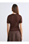 Crew Neck Women's Knitwear Sweater - 4