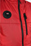 Girl's Red Fiber Hooded Windproof Puffer Winter Jacket - 7