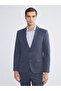 Navy Blue Slim Fit Men's Suit Jacket