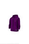 Girl's Purple Casual Athlete Tracksuit Set 104cm-176cm Front Pocket Stripe - 2