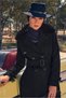 Belted Fur Detail Coat 90439 - 4