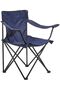 Portable Comfort Blue Folding Camping Chair for Relaxing Outdoors - 4