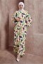 فستان منقوش 44508 - 2
