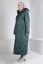 Plus Size Puffer Coat with Fur Hood 90333 - 2