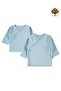 Organic Cotton Piece Inner and Outer Bodysuit - Blue