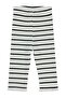 Striped 6-18 Months Leggings - Black 6-9 Months - 2