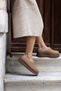 Lily Mink Suede Daily Comfortable Sole Furry Sabo Women's House Slippers & Shoes - 4
