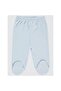 Elastic Waistband 0-9 Months Unisex Booties Single Bottom - Blue 1-3 Months - 4