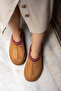 Lily Tan Suede Daily Comfortable Sole Sabo Women's House Slippers & Shoes - 2