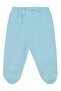Elastic Waistband 0-9 Months Unisex Booties Single Bottom - Blue 1-3 Months - 6
