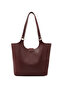Bordo Shk269 Faux Leather Single Compartment, Snap Fastener, Hand, Arm and Shoulder Bag - 3