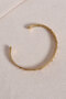 Gold Color Steel Bracelet with Moon and Star Figures - 2