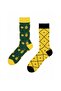 Left and Right Pineapple Patterned Socket Socks - 2