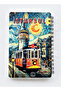 Glitter Notebook Istanbul A5 New Year Unlined Spiral 14X21 cm Taksim Tramway Galata - 3