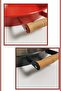 51 Cm Red 37 Cm Black 2 Piece Metal Round Tray Presentation Tray Tea Coffee Tray - 5