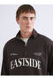Artı New Season Stand Collar Printed Men's Sweatshirt - 2