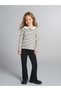 Baby Collar Long Sleeve Striped Girl's T-Shirt - 2