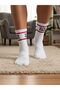 Çemberli Gym King Written Tennis Sports Socks
