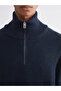 Mock Neck men's knit sweater - 3