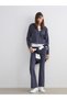 Two Mt Shop Quality Lcw Vision Navy Blue High Waist Spanish Leg Women's Leggings