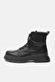 Frieda Black Color Lace-Up Women's Boots
