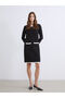 Crew Neck Knit Dress - 2