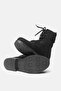 Lyssa Black Color Lace-Up Women's Oxford Boots - 4