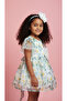 Daisy Patterned Girl's Dress - 2