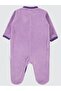 Bulut Printed Overalls with Booties for 1-6 Months - Lilac 6-9 Months - 2