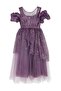 Glitter Evening Dress for Ages 6-14 - Lilac for Ages 6-7 - 4