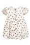 Collar Detailed Cherry Dress White Mdvk136 - 5