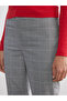Özmarka New Season Slim Fit Plaid Women's Trousers - 3