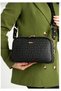 Women's Black 5-Compartment Crossbody and Shoulder Bag -Nb2053Bd - 4