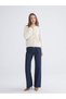 Alita City Lcw Modest Ecru Knitwear Patterned Short Women's Cardigan with a Difference - 2