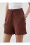 Lcwaikiki Classic Elastic Waist Textured Women's Shorts (S5) - 3