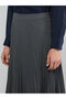 Rmz Gi̇yi̇m Farkiyla Zippered Waist Pleated Skirt - 4